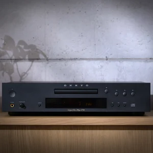 Onkyo-Icon-C-30-black-on-media-console-with-bonsai-shadow-behind_2000x2000